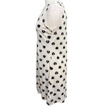 Reborn Dress Size L White with Black Hearts Size L Photo 5