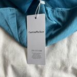 Satin Mini Dress Blue Size M Photo 5