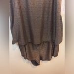 Linea Donatella  NWT Women’s Metallic‎ Copper Black Pajama Set Size XL Photo 4