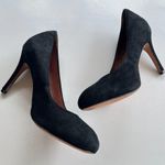 Corso Como Womens Pump Block Heels Black Suede Round Almond Toe Size 7.5 Comfort Photo 3