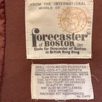 Vintage Forecaster International Boston long button front coat see measurements Tan Size undefined Photo 6