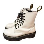 Dr. Martens Jadon Platform Classic 8-Eye Boot White Size 10/EU 42 Photo 2