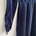 Urban Outfitters Blue Velvet Romper Photo 2