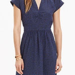 Madewell  Womens 8 Silk Fable Lined Dress in Leaf Shade Photo 0