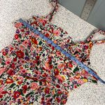 ASTR  the Label Wildflower Ruffle Cutout Floral Midi Dress Red Pink Womens Size M Photo 10