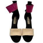 Karl Lagerfeld  Snake Laken High Heels Size 7.5 Photo 2