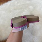 Serra Faux Suede Fuchsia Pointed Toe Ruffle Slip On Mules Photo 7