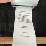 Wearabouts shirt dress semi sheer embroidered black collared button up small Photo 5