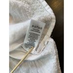 Saint Tropez West Saint Tropez‎ West White 100% Linen Silver Embroidered Tunic Top Size Large Photo 8