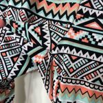 NWOT Bobbie Brooks women’s Aztec multicolor soft stretch leggings pants lounge Blue Size XL Photo 1