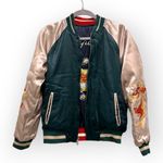 Topshop  Rare Reversible Embroidered Sukajan Bomber Jacket – Size 4 (US) Photo 0