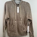 Young Fabulous and Broke Soft Terry Pullover Hoodie size S Small NWT Tan Photo 0