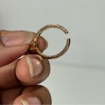 Goldtone Daisy Flower spinner fidget Ring split back Gold Photo 5