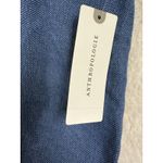 Anthropologie PILCRO  Flounced Tunic Dress Chambray Fray Hem L Photo 5