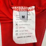 Unbranded Mesh Ruched Maxi Dress See Threw Off Shoulder Long Sleeve Size M. B12 Red Size M Photo 13