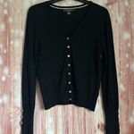 Primark Long Sleeve Gold Tone Buttons Knit V-Neck Cardigan Photo 0