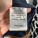 Entro  Navy White Aztec Southwestern Quilted Full Zip Front Vest Sz Large EUC Photo 3