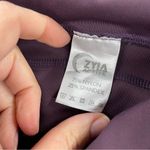 Zyia  Active Purple High Waisted Cropped Leggings Yoga Pants 12 Photo 4