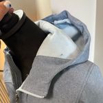 The North Face Apex Bionic Soft Shell Hooded Light Blue Wind Water Jacket Coat Photo 6