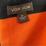Vior Vior Houndstooth Print Sheath Sleeveless Dress Orange Size 16 Photo 1