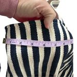 Chloe & Lex Womens Embroidered Striped Tote Floral Blue Photo 4