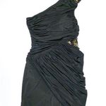 Windsor  One Shoulder Embellished Satin Dress Photo 0