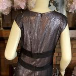 Robert Rodriguez BROWN SEQUIN AND SILK CHIFFON TRIM OCCASION DRESS (6) Photo 10