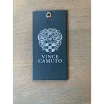 Vince Camuto Addy Leather Satchel Purse Black Gray Large Bag Interior Pristine Photo 12