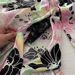 ASOS  maxi dress size 8 medium pink tropical lace cutout vaca Rio pastel Photo 11