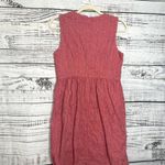 Talbots  Gauze Textured Sleeveless Cotton Pink Dress 10P Photo 3