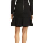 Alice + Olivia Marisela Ruffle Hem Cutout Cocktail Dress Black Size 2 NWOT $350 Photo 1
