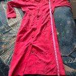 Vintage Gillian Red Silk V Photo 11