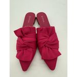 Vivaia Yaffa Pointed Knot Pitaya Sandals Old Money Knit Breathable Comfort 8 Pink Photo 3