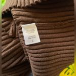 Brown sweater mini dress Size L Photo 3