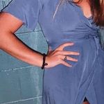 Blue Wrap Dress Size 0 Photo 0