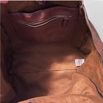 Altar'd State Alter’d State Brown Leather Boho Tote Bag with Tassel, EUC Photo 5