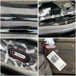 LeSportsac NWT Y2K New Grey/Black  Boutique Rose Zinc Shoulder Bag Mini Bag Purse Photo 6