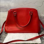 Coach  Margot Carryall Satchel F34607 Crossgrain Leather Crossbody Bag & Dust Bag Photo 2