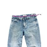 MOUSSY VINTAGE Jeans Women's Light Wash Denim Distressed Raw Hem Size 26 Blue Photo 4