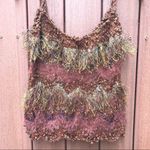 Handknit 🧶 fringe tank top sweater Size undefined Photo 2