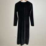 Reformation  sparkle/glitter dress black medium Photo 5