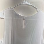 Ricki's Pink and White Lace Floral Tank Top Size L Photo 4