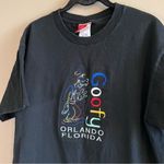 Disney ✨ Black Embroidered Goofy Orlando Florida Shirt Large Photo 1