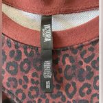 Victoria's Secret Victoria Sport Size Small Cut Out Shoulder Long Sleeve Leopard Print Sweatshirt Photo 6