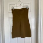 PARIS GEORGIA Audrey Strapless Caramel Brown Mini Dress Size XS Photo 8