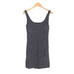 Milly  Maria Dress Bodycon Wavy Stripes Navy Blue White Size Medium Photo 2