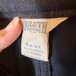 Duluth Trading Company Black Cargo Pants Size 8x31 Outdoor Hiking Travel Photo 4