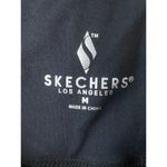 Skechers Los Angeles Women’s Sz M Black Floral Stretch Cropped Athletic Leggings Photo 7