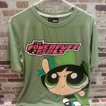 Romwe Powerpuff Girls Graphic Tee - Green size S Photo 0