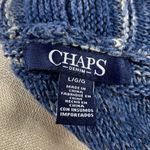 CHAPS  Denim Blue Open Front Long Sleeve Cardigan Size Large Photo 9